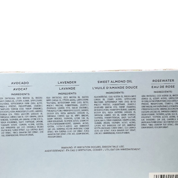 NEW Crabtree & Evelyn ROSEWATER, SWEET ALMOND OIL, LAVENDER, AVOCADO Gift Set - Picture 8 of 8